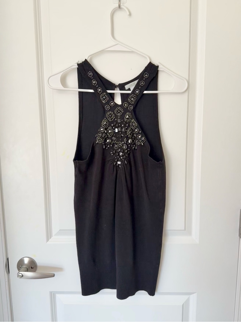 Cache Jeweled Sleeveless Top